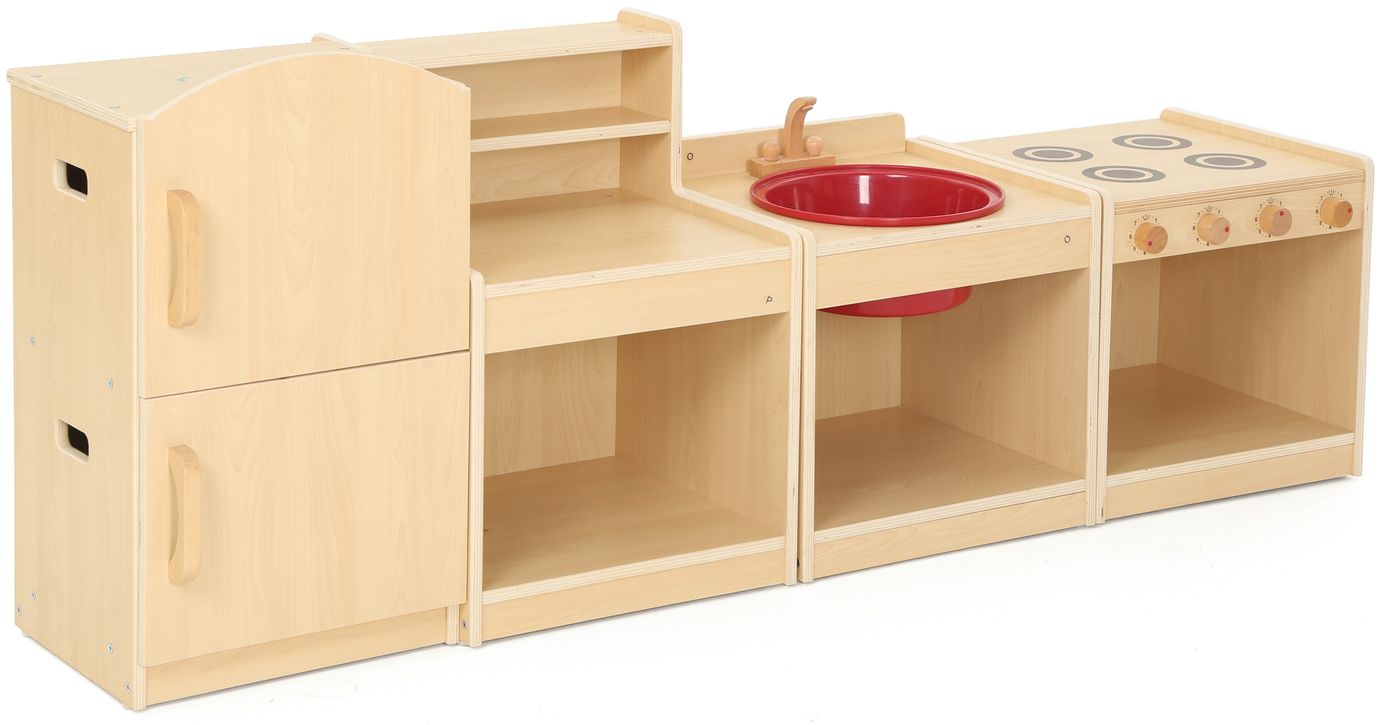 Wisdom Spiel-Schrank, Element für die Kinderküche - Möbelserie "Owlaf